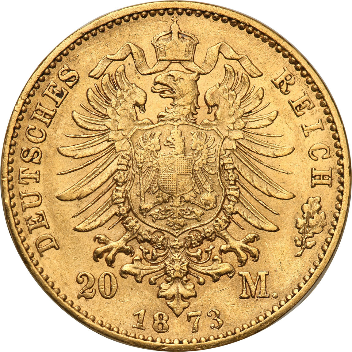 Niemcy, Hesja. Ludwik III. 20 marek 1873 H, Darmstadt